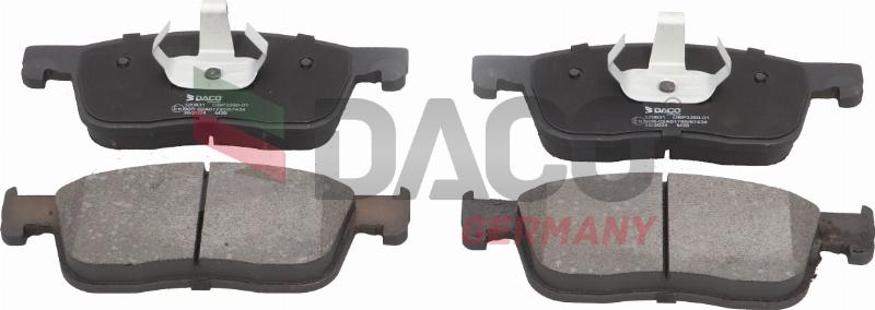 DACO Germany 320631 - Тормозные колодки, дисковые, комплект abcparts.ee