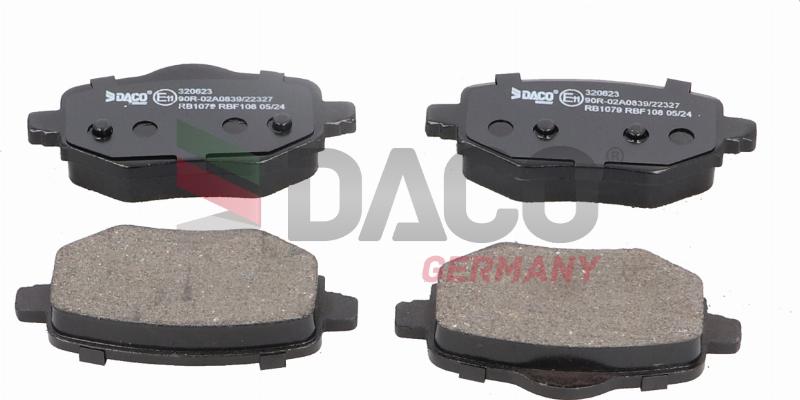 DACO Germany 320623 - Тормозные колодки, дисковые, комплект abcparts.ee