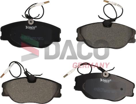 DACO Germany 321941 - Тормозные колодки, дисковые, комплект abcparts.ee