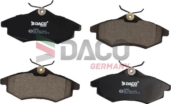 DACO Germany 321950 - Тормозные колодки, дисковые, комплект abcparts.ee