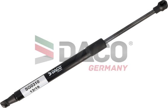 DACO Germany SG0310 - Газовая пружина, упор abcparts.ee
