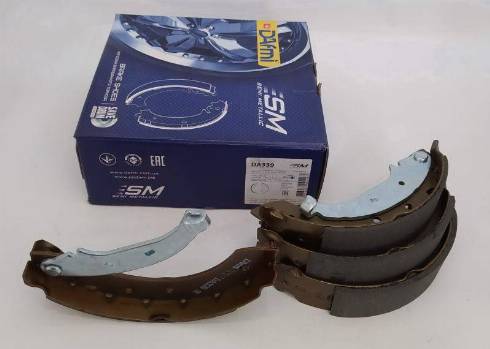 Dafmi DA339 - Комплект тормозных колодок, барабанные abcparts.ee