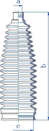 DA SILVA K5590 - Комплект пыльника, рулевое управление abcparts.ee