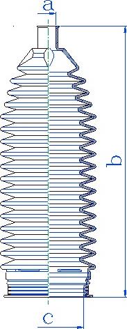 DA SILVA K5616 - Комплект пыльника, рулевое управление abcparts.ee