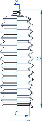 DA SILVA K5620 - Комплект пыльника, рулевое управление abcparts.ee