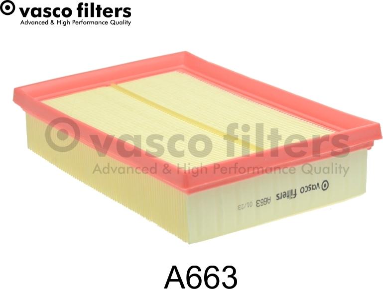 DAVID VASCO A663 - Воздушный фильтр двигателя abcparts.ee