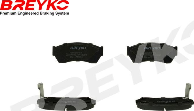 DAVID VASCO Q883 - Тормозные колодки, дисковые, комплект abcparts.ee