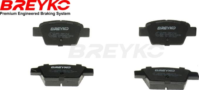 DAVID VASCO Z1485 - Тормозные колодки, дисковые, комплект abcparts.ee