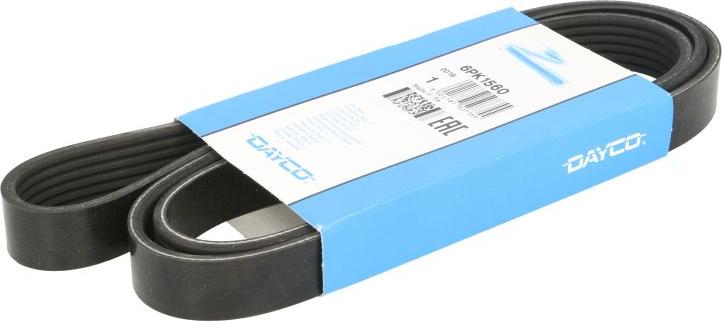 Dayco 6PK1560 - Поликлиновой ремень abcparts.ee