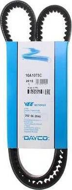 Dayco 10A1075C - Клиновой ремень, поперечные рёбра abcparts.ee