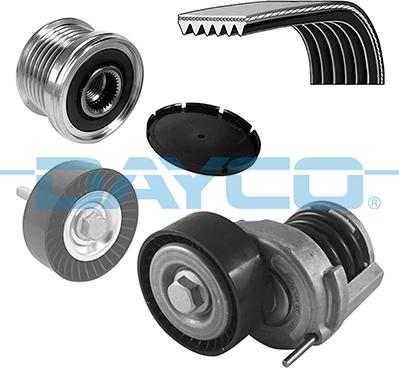 Dayco KPV497 - Поликлиновый ременный комплект abcparts.ee