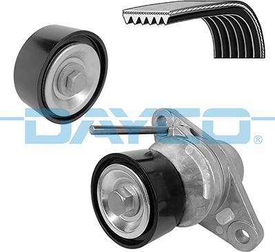 Dayco KPV412 - Поликлиновый ременный комплект abcparts.ee