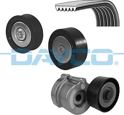 Dayco KPV484 - Поликлиновый ременный комплект abcparts.ee