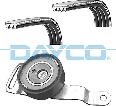 Dayco KPV427 - Поликлиновый ременный комплект abcparts.ee