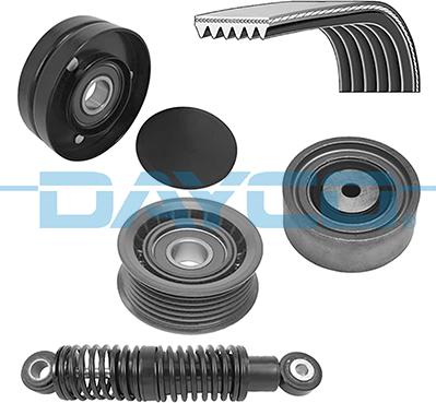 Dayco KPV545 - Поликлиновый ременный комплект abcparts.ee