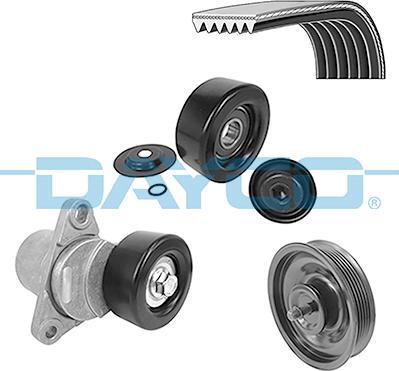 Dayco KPV569 - Поликлиновый ременный комплект abcparts.ee