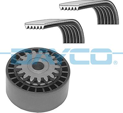 Dayco KPV690 - Поликлиновый ременный комплект abcparts.ee