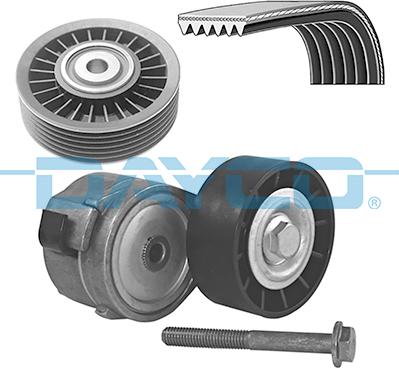 Dayco KPV651 - Поликлиновый ременный комплект abcparts.ee