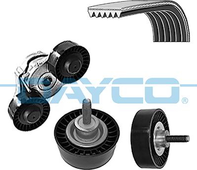 Dayco KPV1541 - Поликлиновый ременный комплект abcparts.ee