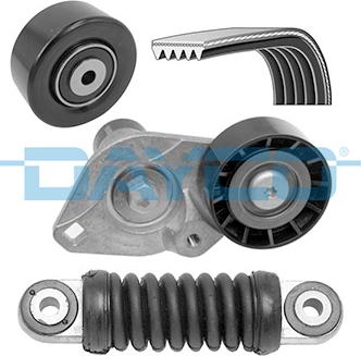 Dayco KPV201 - Поликлиновый ременный комплект abcparts.ee