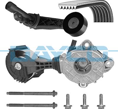 Dayco KPV282 - Поликлиновый ременный комплект abcparts.ee