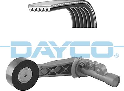 Dayco KPV222 - Поликлиновый ременный комплект abcparts.ee