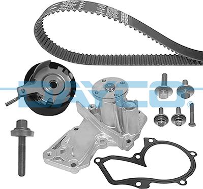 Dayco KTBWP4610 - Водяной насос + комплект зубчатого ремня ГРМ abcparts.ee
