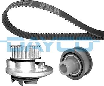 Dayco KTBWP2141 - Водяной насос + комплект зубчатого ремня ГРМ abcparts.ee
