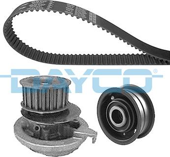 Dayco KTBWP2131 - Водяной насос + комплект зубчатого ремня ГРМ abcparts.ee