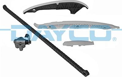 Dayco KTC1280 - Комплект цепи привода распредвала abcparts.ee