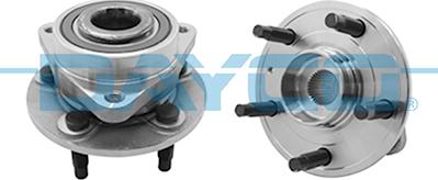 Dayco KWD1514 - Комплект подшипника, ступицы колеса abcparts.ee