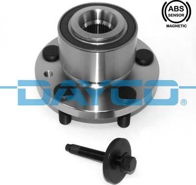 Dayco KWD1171 - Комплект подшипника, ступицы колеса abcparts.ee