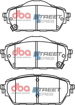 DBA Australia DB15083SS - Тормозные колодки, дисковые, комплект abcparts.ee