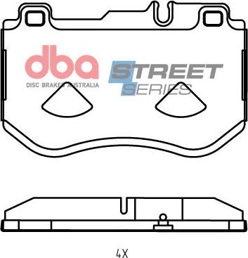 DBA Australia DB15036SS - Тормозные колодки, дисковые, комплект abcparts.ee