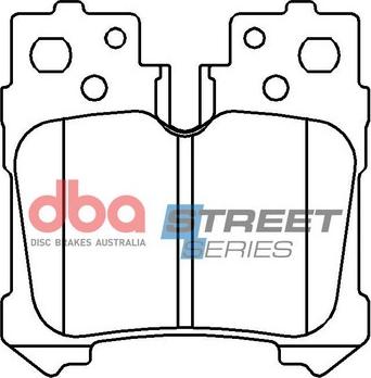 DBA Australia DB15105SS - Тормозные колодки, дисковые, комплект abcparts.ee