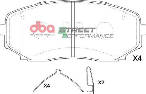 DBA Australia DB15252SP - Тормозные колодки, дисковые, комплект abcparts.ee