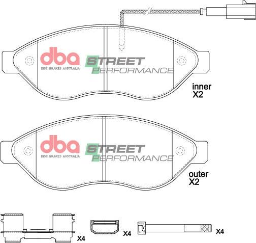 DBA Australia DB15212SP - Тормозные колодки, дисковые, комплект abcparts.ee