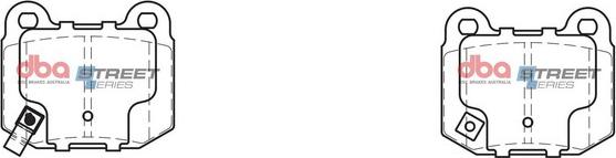 DBA Australia DB1521SS - Тормозные колодки, дисковые, комплект abcparts.ee
