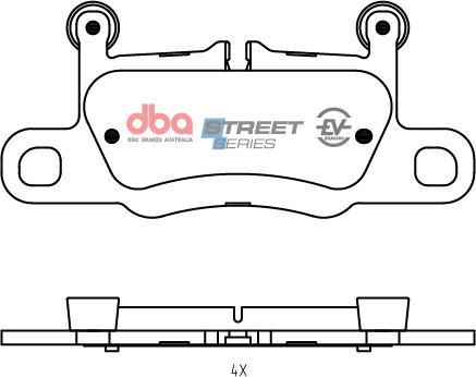 DBA Australia DB15282SSEV - Тормозные колодки, дисковые, комплект abcparts.ee