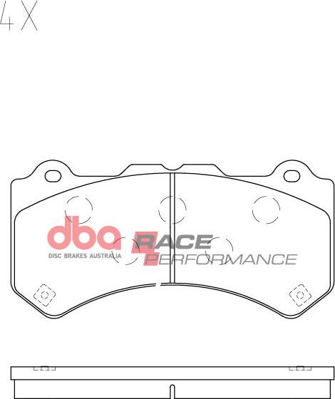 DBA Australia DB15287RP - Тормозные колодки, дисковые, комплект abcparts.ee