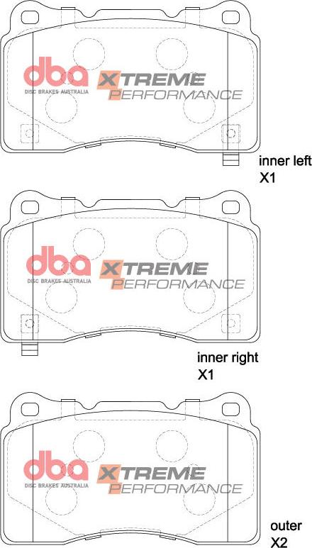 DBA Australia DB1695XP - Тормозные колодки, дисковые, комплект abcparts.ee