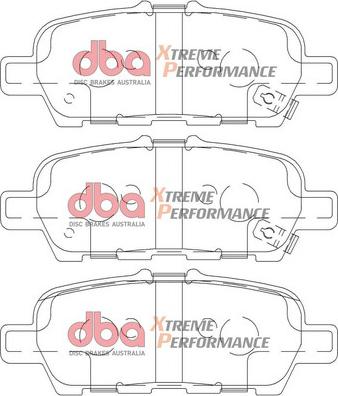 DBA Australia DB2340XP - Комплект высокоэффективных тормозных колодок abcparts.ee