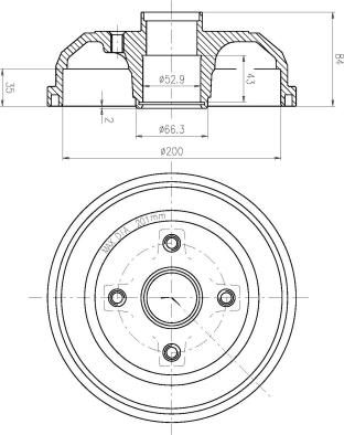 DEEVO BT81620 - Тормозной диск abcparts.ee