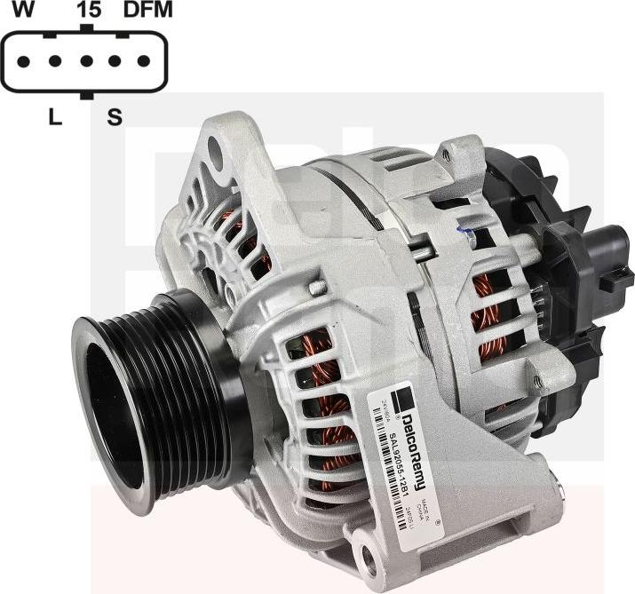 Delco Remy SAL92055-12B1 - Генератор abcparts.ee