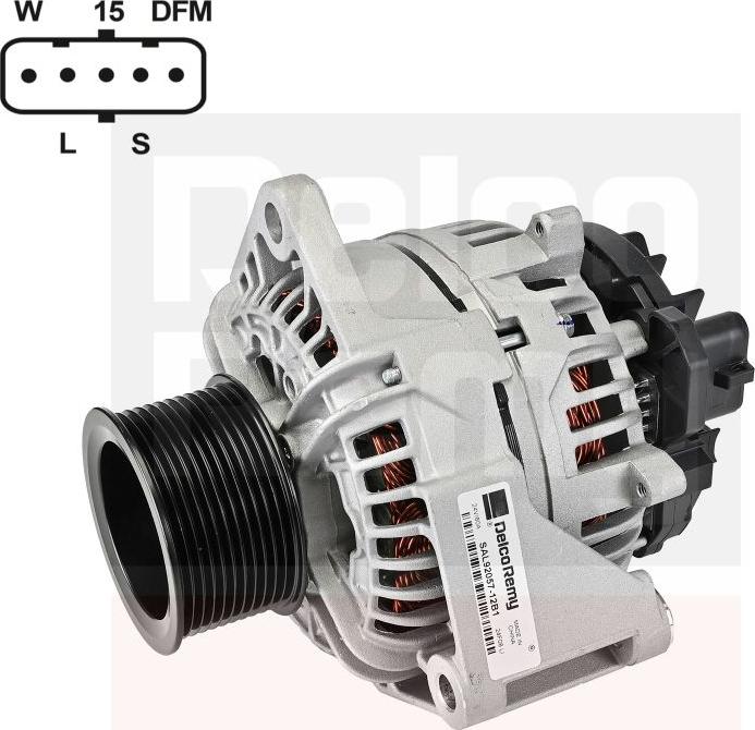 Delco Remy SAL92057-12B1 - Генератор abcparts.ee