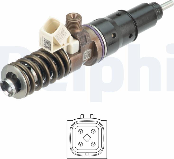 Delphi 42019396-12B1 - Форсунка инжекторная abcparts.ee