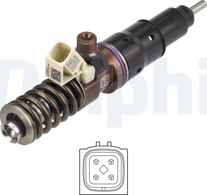 Delphi 42019383-12B1 - Форсунка инжекторная abcparts.ee