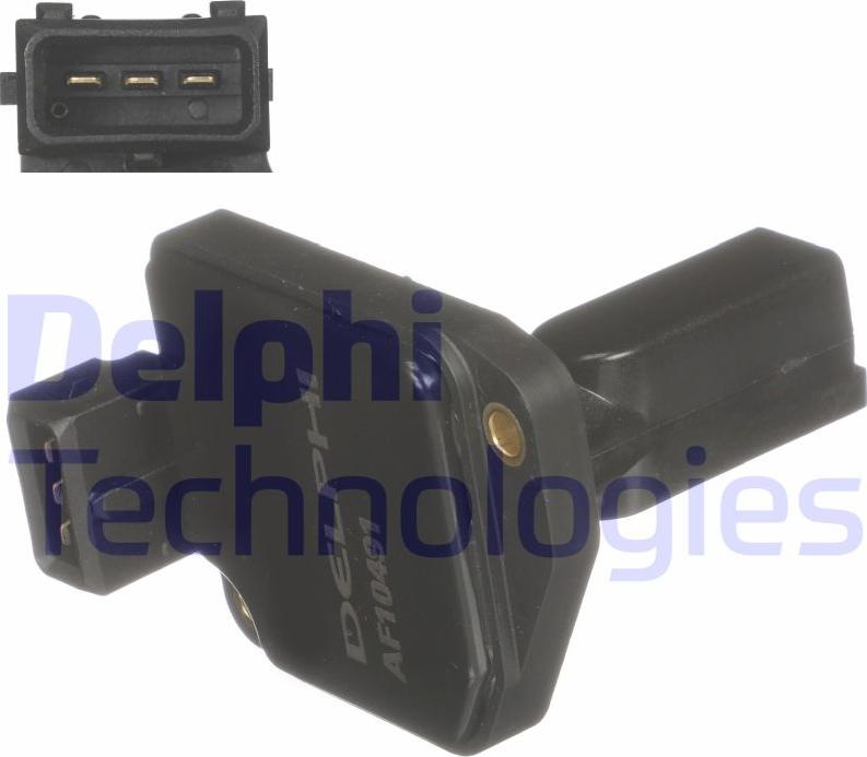 Delphi AF10491-11B1 - Датчик потока, массы воздуха abcparts.ee