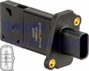 Delphi AF10508-11B1 - Датчик потока, массы воздуха abcparts.ee
