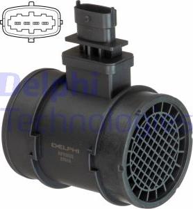 Delphi AF10626-12B1 - Датчик потока, массы воздуха abcparts.ee